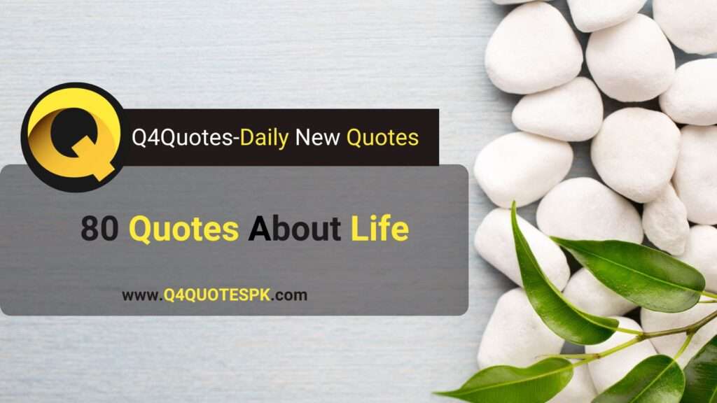 80 Quotes about life
