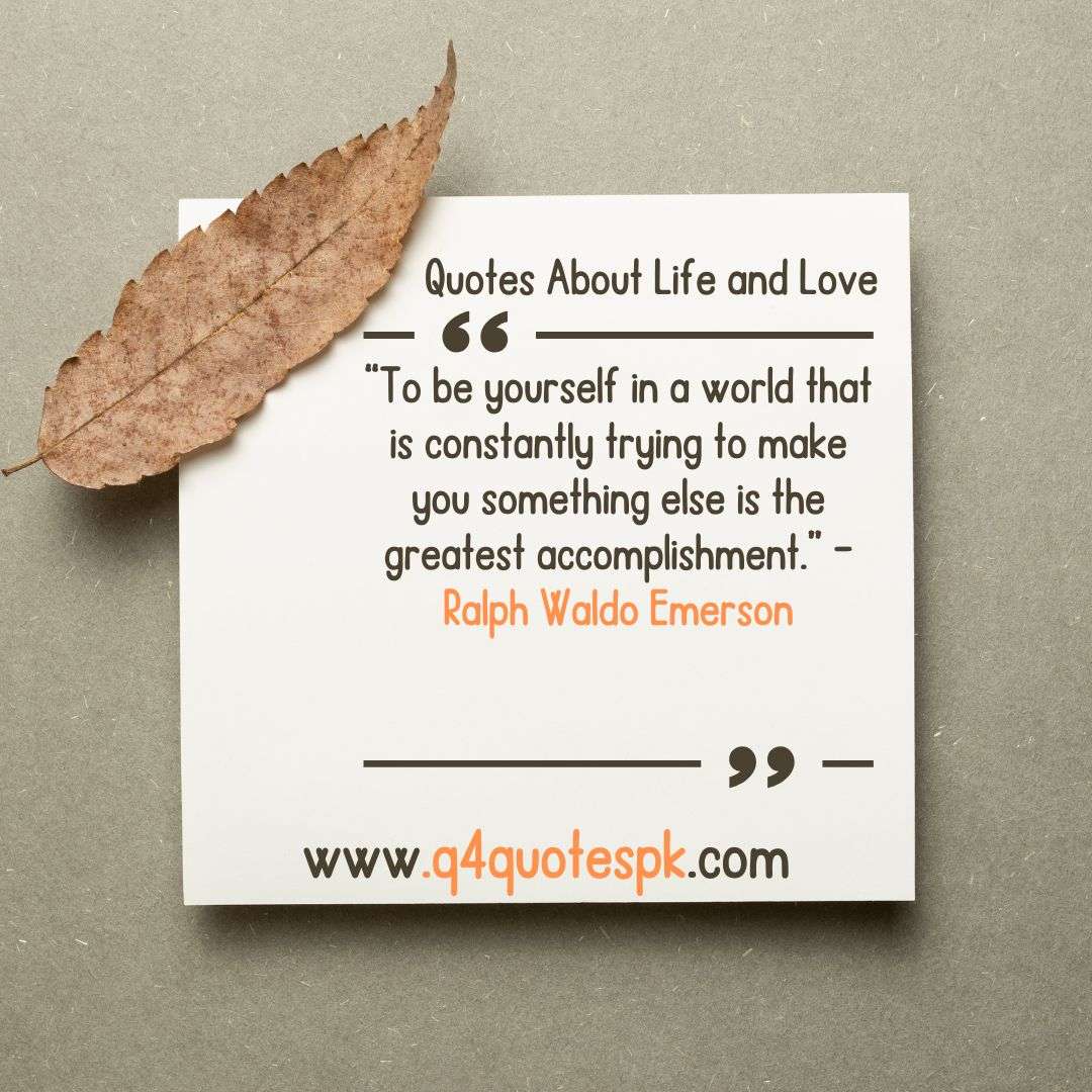 Quotes about life and love-Q4quotes