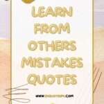 learn from others mistakes quotes