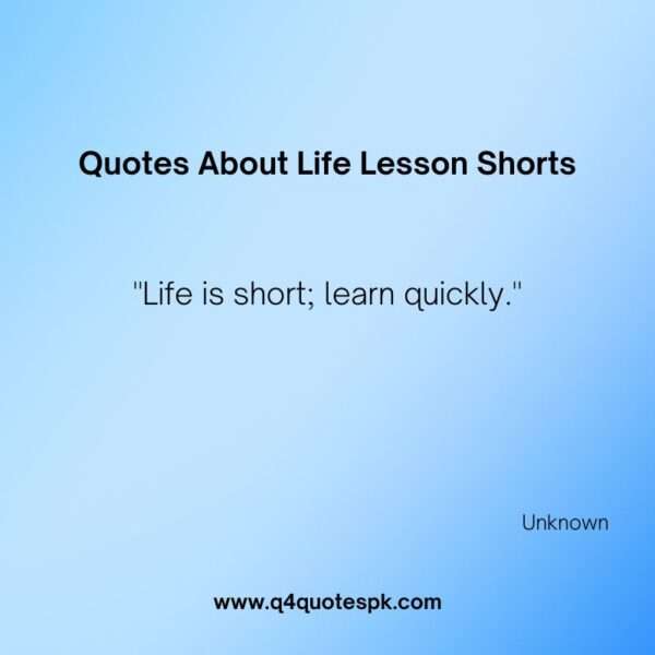 Quotes About Life Lesson Shorts (3)