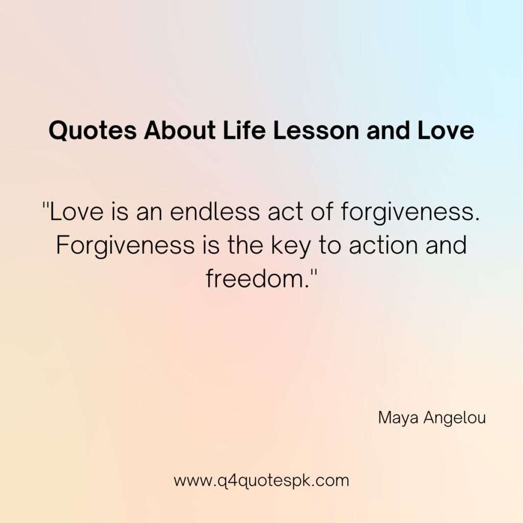 Quotes About Life Lesson and Love 10