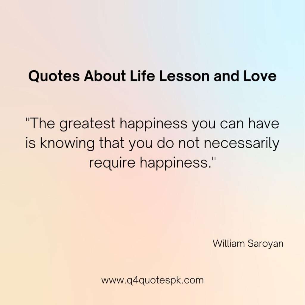 Quotes About Life Lesson and Love 9