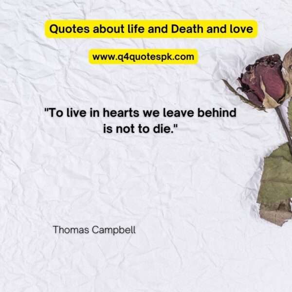 Quotes about life and Death and love (2)