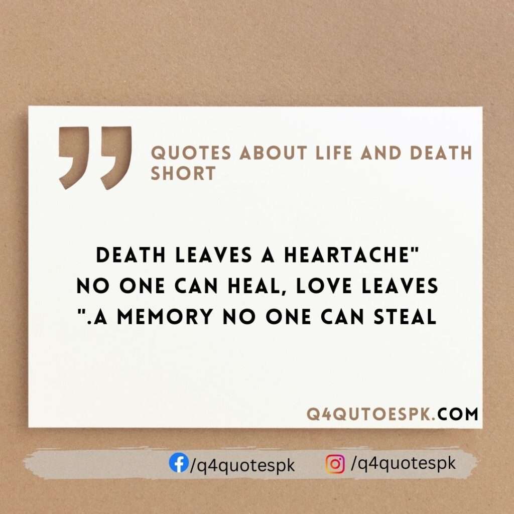 Quotes about life and death short (13)