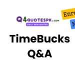 TimeBucks Q&A