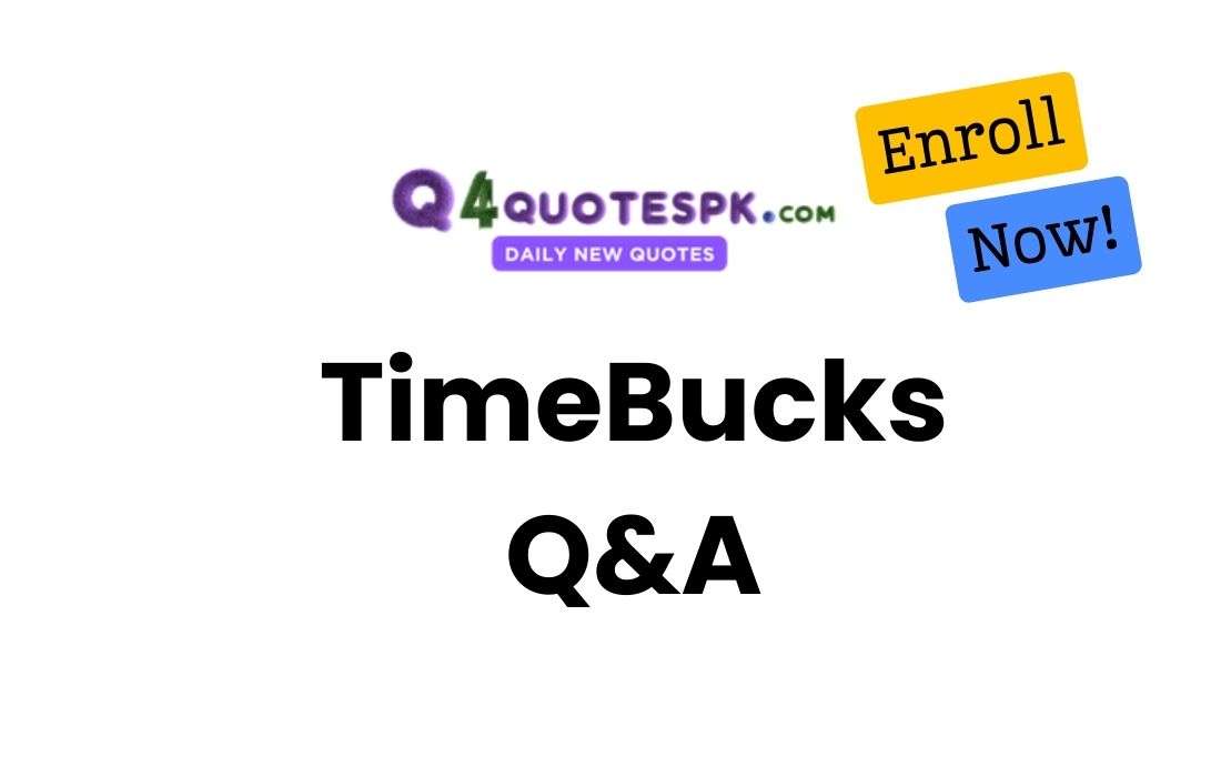 TimeBucks Q&A
